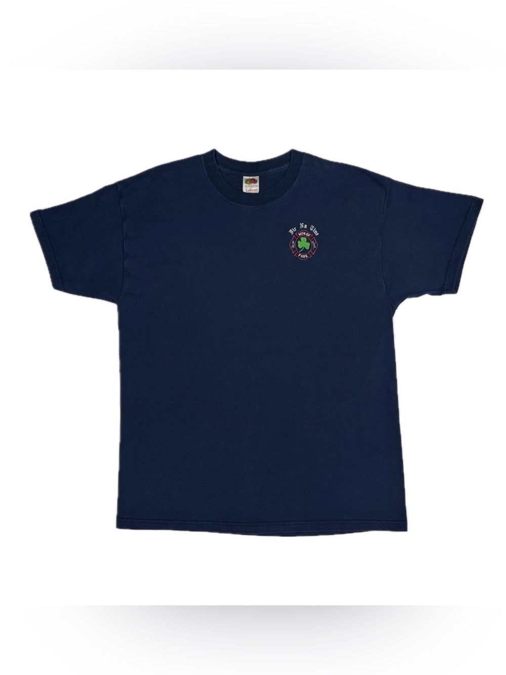 Vtg Y2K Fruit of the Loom Fir Na Tine Men of Fire shamrock Irish t shirt men XL